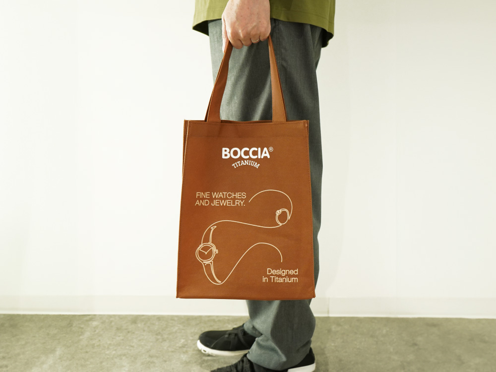 BOCCIA TITANIUM オリジナルトートバッグプレゼント実施中